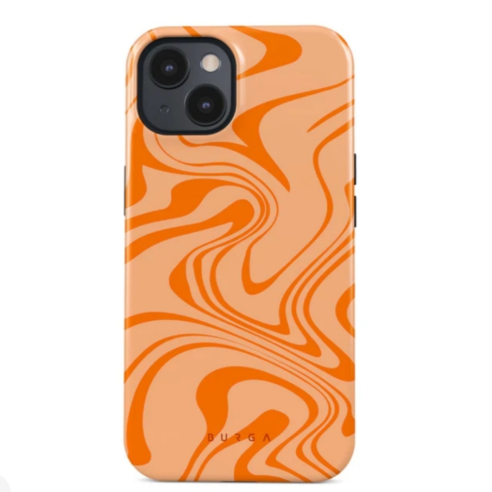 NWOT! Burga Phone Case For Apple iPhone 12 Pro Max - Orange High Vibrations